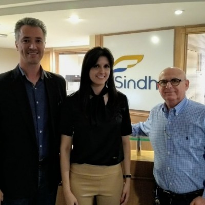 Visita da nova Delegada da DPTUR, Laura Rodrigues Lopes, no Sindha em 10 de setembro