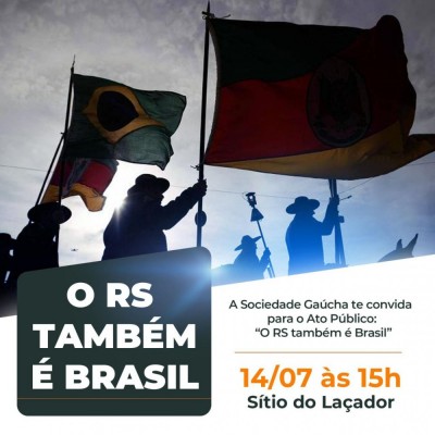 O SINDHA e o SHPOA estão engajados no Ato Público “O RS também é Brasil”