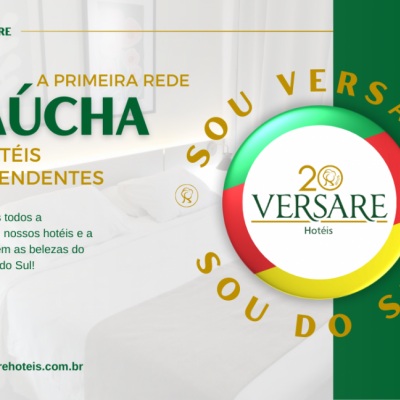 Primeira Rede de Hotéis independentes do Rio Grande do Sul celebra 20 Anos de fundação e incentiva a hospedagem em hotéis originalmente gaúchos.