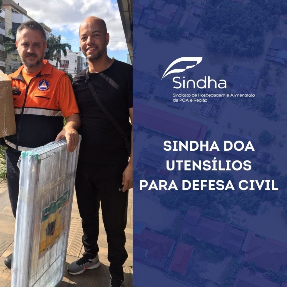 SINDHA DOA UTENSÍLIOS PARA DEFESA CIVIL