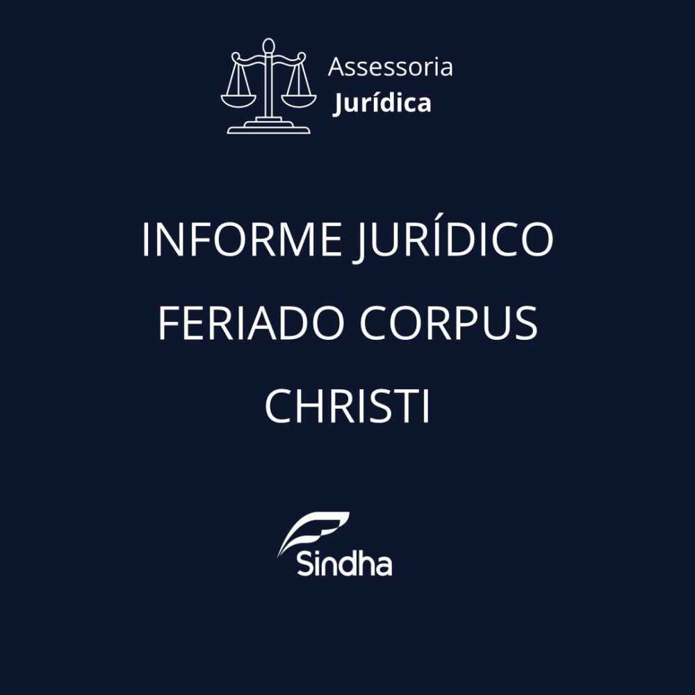 Informe Jurídico SINDHA| Feriado de Corpus Christi