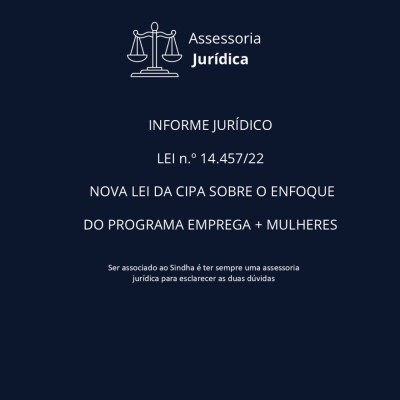 INFORME JURÍDICO| PROGRAMA EMPREGA + MULHERES 