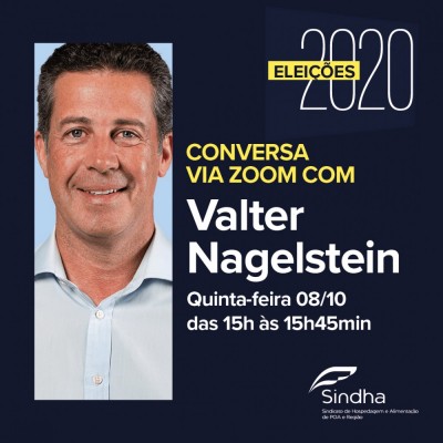 No Sindha nas Eleições 2020, Valter Nagelstein defende o diálogo e a geração de resultados