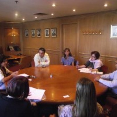 Reunião realizada em abril 2011 no Sindpoa para consolidar parceria em Pesquisas da gastronomia da cidade