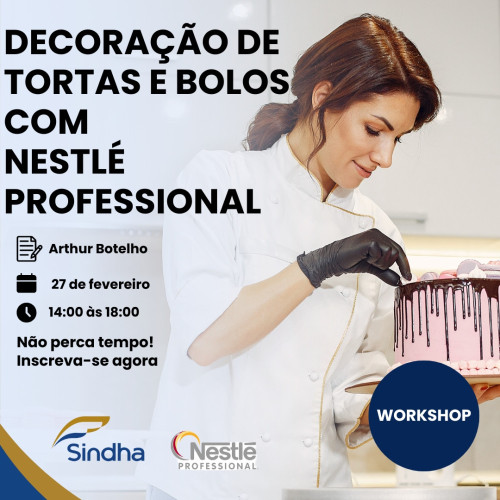 Decoração de Tortas e bolos - com NESTLÉ PROFESSIONAL 