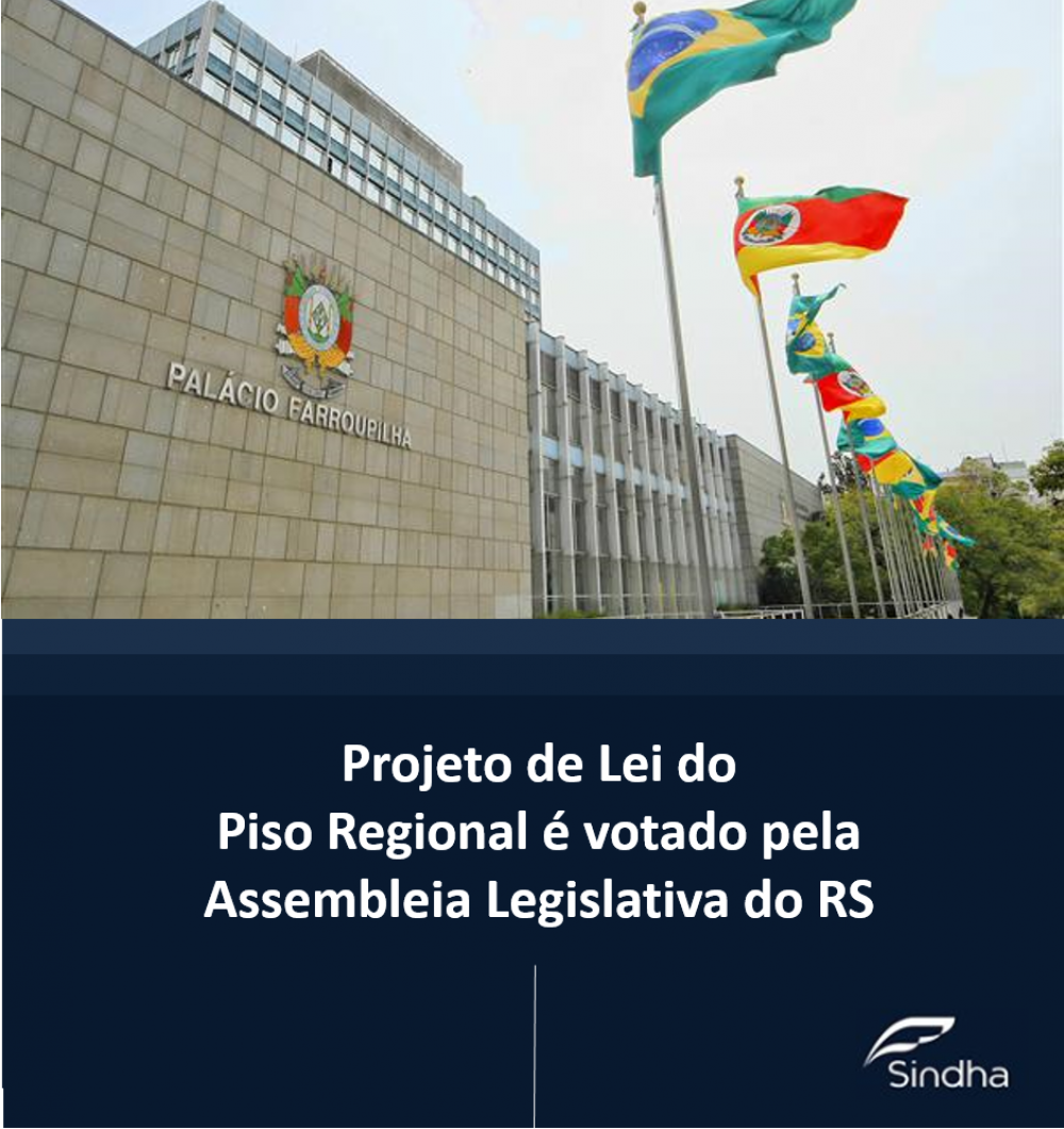 Projeto de Lei do Piso Regional é votado pela Assembleia Legislativa do RS