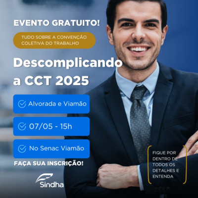 Inscreva-se| Encontro com o jurídico- Descomplicando a CCT 2025 em Alvorada-Viamão               