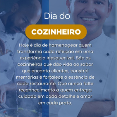 10 de Maio | Dia do Cozinheiro