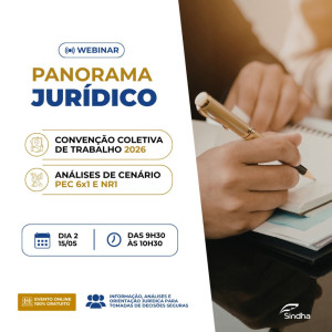 WEBNAR: PANORAMA JUR&Iacute;DICO - CCT 2026 E AN&Aacute;LISES DE CEN&Aacute;RIOS PARA PEC 6X1 E NR1 