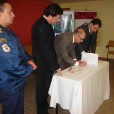 Assinatura, em 13/08/2008, do Termo de Cooperação com o objetivo de treinar a Guarda Municipal da capital sobre informações turísticas.