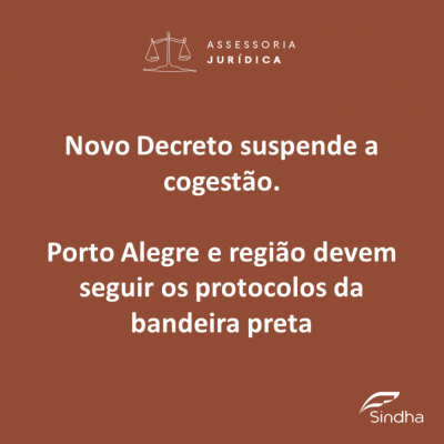 Porto Alegre e região devem seguir os protocolos da bandeira preta