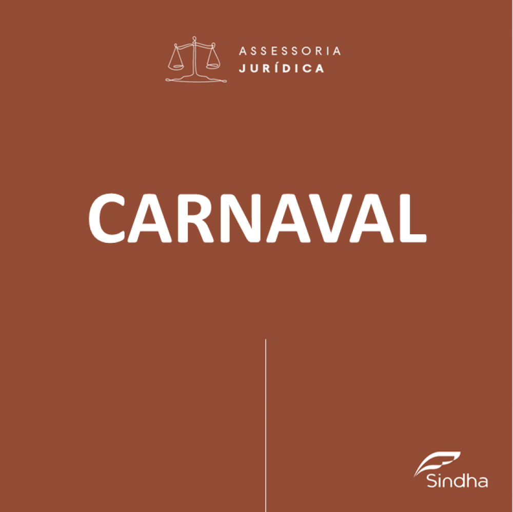 Carnaval e quarta-feira de cinzas não são considerados feriados nacionais