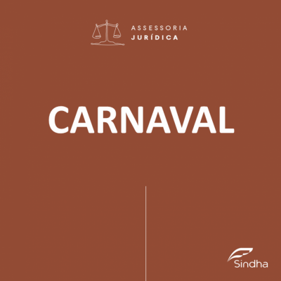 Carnaval e quarta-feira de cinzas não são considerados feriados nacionais