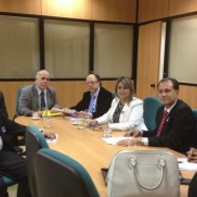 Os diretores da FBHA, Norton Lenhart e Luiz Carlos Nigro, se encontraram com Marcos Alves de Souza, diretor de direitos autorais do Ministério da Cultura, na sede do Ministério em Brasília