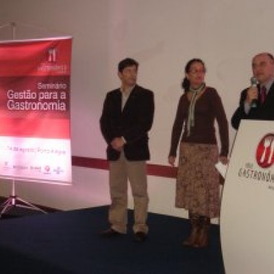 Daniel Antoniolli, Presidente do SINDPOA e do Comite Setorial de Turismo, participou da abertura do evento. 