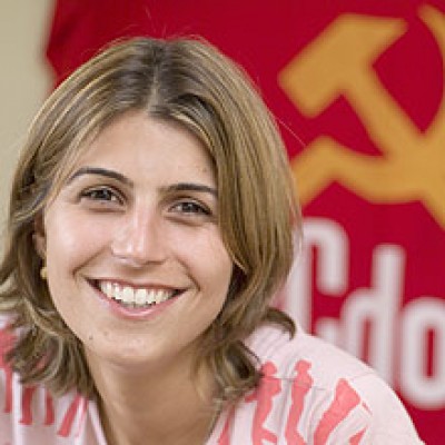 Candidata Manuela D’Ávila no Sindpoa