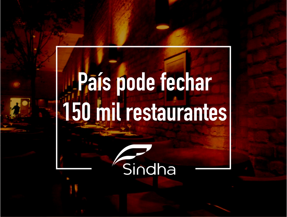 País pode fechar 150 mil restaurantes
