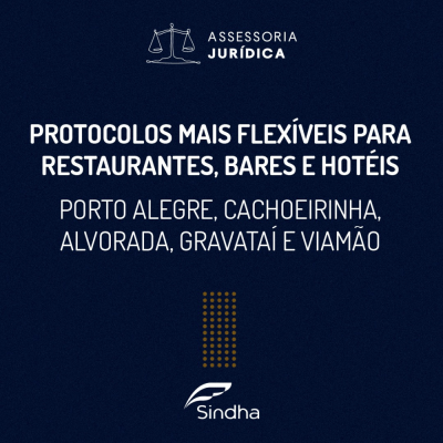 Porto Alegre, Cachoeirinha, Alvorada, Gravataí e Viamão passam a adotar protocolos mais flexíveis